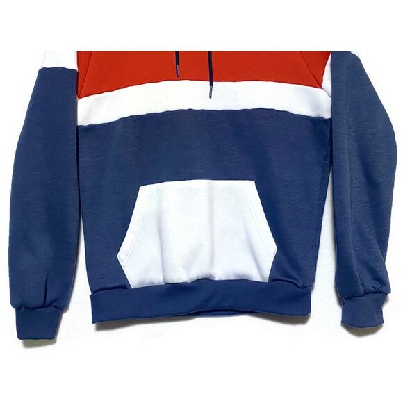 American Legacy Amongst Others Pullover Hoodie Men's Large Red White and Blue - Picture 7 of 7
